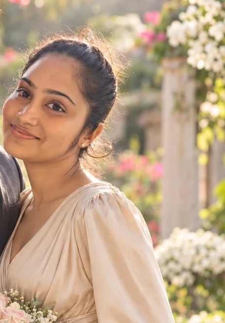 Sanduni smiling